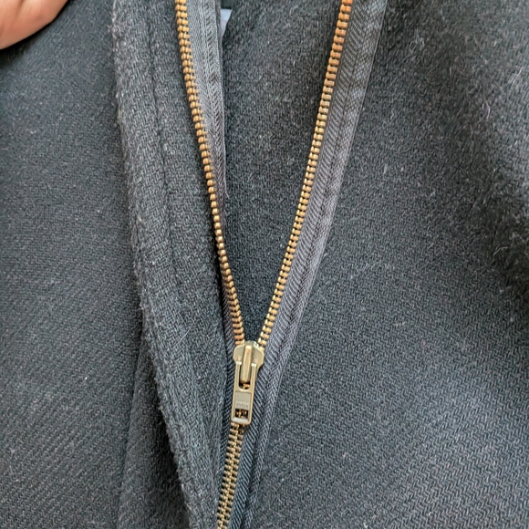 JCrew Wool Blend Coat in Black - Picture 3 of 5